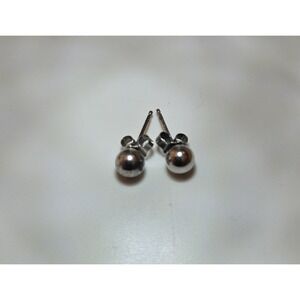 5mm Sterling Silver Ball Stud Earrings 925